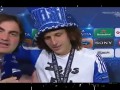 В загуле. Пьяный защитник Челси дает интервью
