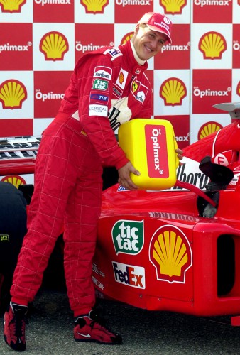 Михаэль Шумахер и его Ferrari 