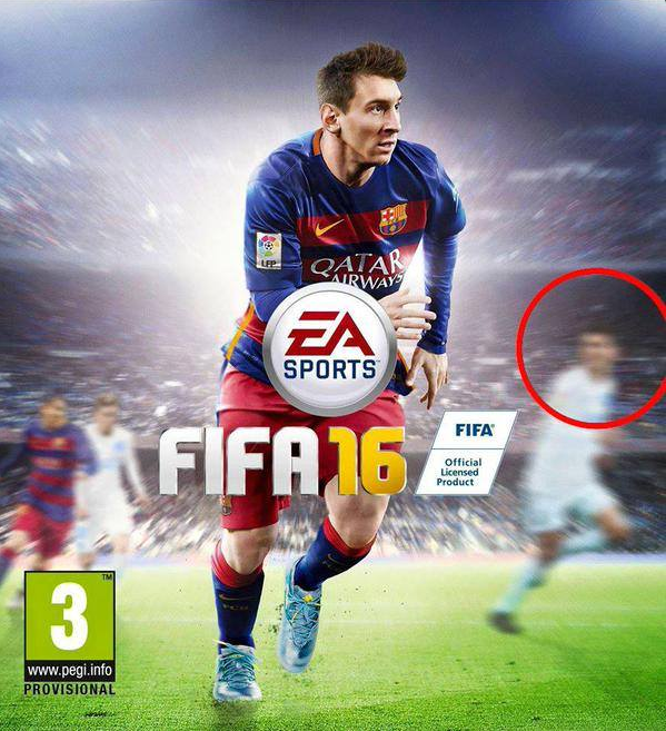 Обложка новой FIFA 16