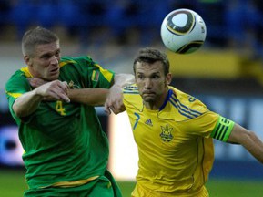 Украина разгромила Литву в первом матче Маркевича 14
