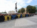 Ультрас Динамо и Металлиста прошлись маршем по Харькову (фото, видео)