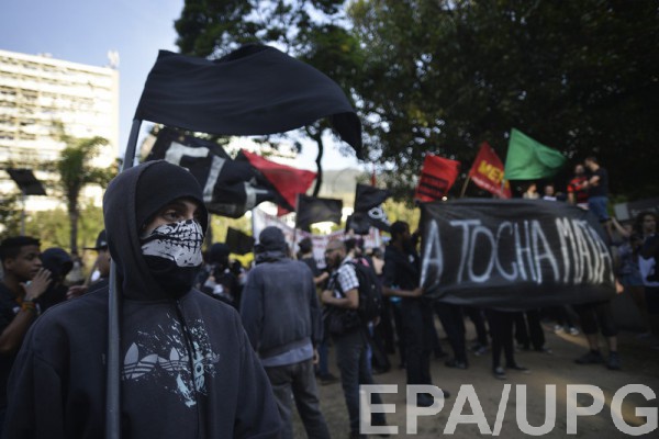 В Бразилии протестовали против Олимпиады