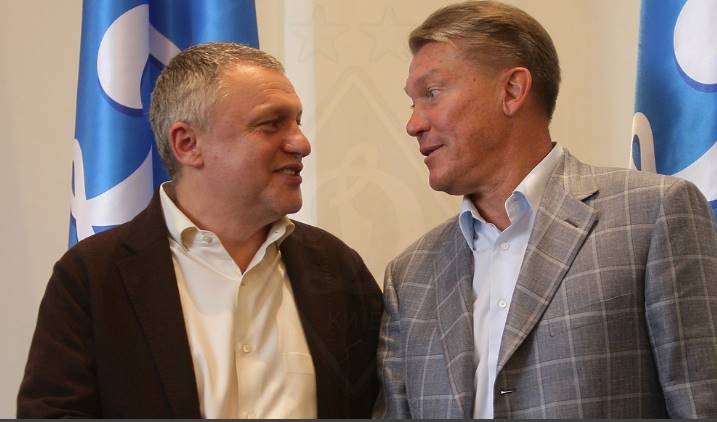 Во время представления Блохина главным тренером команды