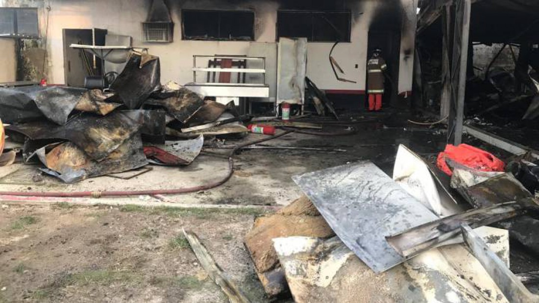 На тренировочной базе Фламенго случился сильный пожар