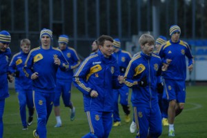 Открытая тренировка сборной Украины Открытая тренировка сборной Украины