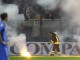 Фанаты сборной Албании устроили дымовую завесу на матче Италия - Албания