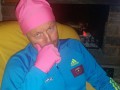 Тренер сборной Украины одел розовую шапочку в честь победы биатлонисток