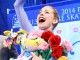 Американская фигуристка Грейси Голд искренне радуется победе на чемпионате США