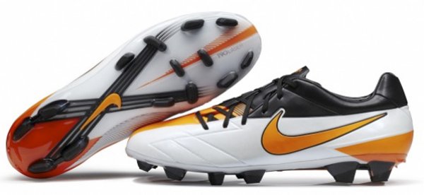 Nike T90 Laser IV  White/Total Orange