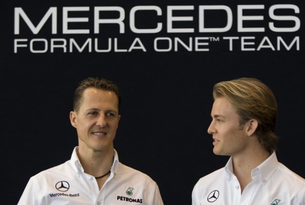 Заклятые партнеры: Шумахер и Росберг