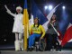 Людмила Павленко (биатлон и лыжи) выиграла три медали - золото, серебро и бронзу, а также несла флаг Украины на церемонии закрытия Паралимпиады