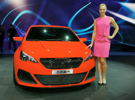 Сабин Лисицки стала лицом Peugeot