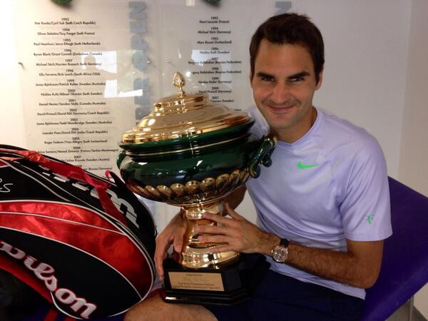 Роджер Федерер выиграл свой очередной турнир