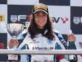 Гонку британской Формулы-3 впервые выиграла девушка