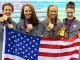 Американки установили новый Олимпийский рекорд в эстафете 4 по 200 вольным стилем