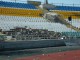 Стадион Зари пострадал из-за обстрела Луганска