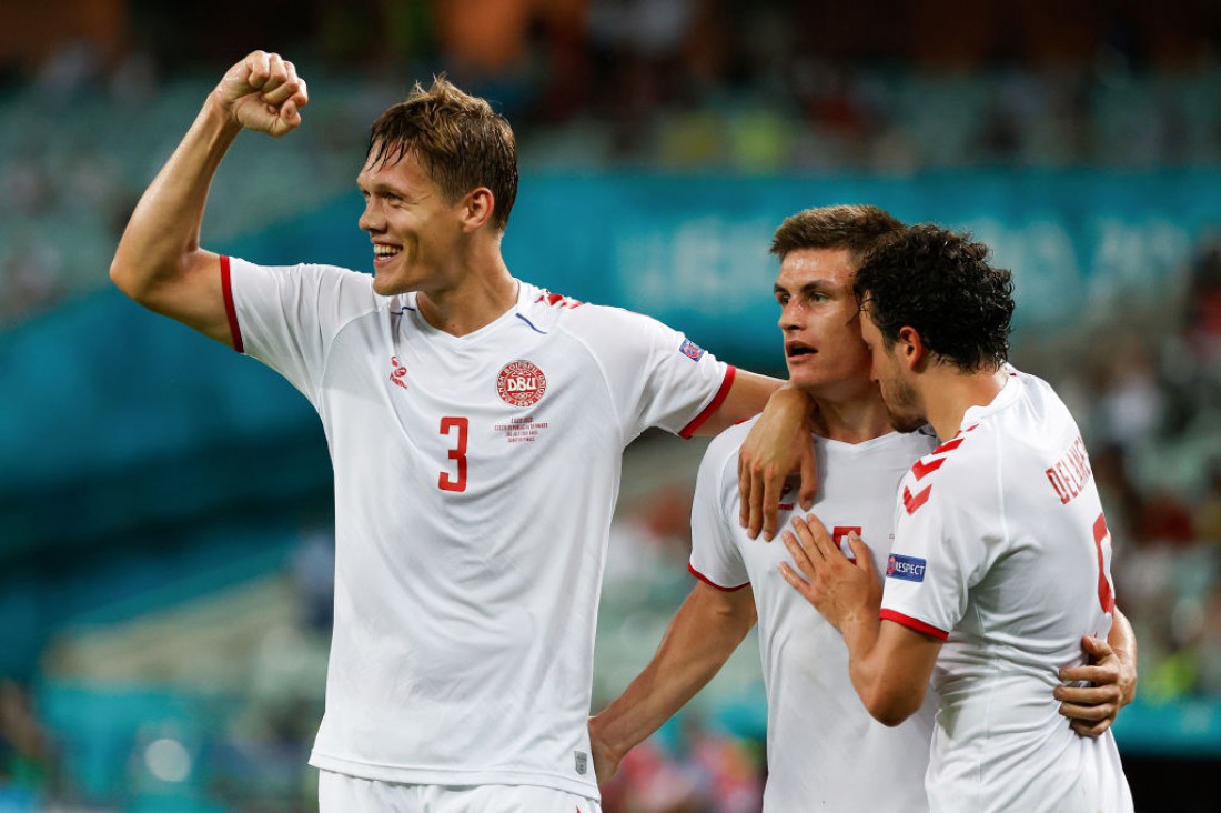 Дания обыграла Чехию в 1/4 финала Евро-2020