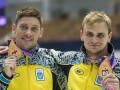 Украинцы завоевали золото на этапе кубка мира по прыжкам в воду