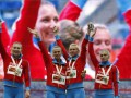 Российские спортсменки обижены предположениями относительно их поцелуя