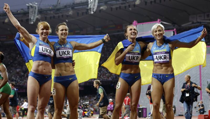Украинская эстафетная команда претендует на медаль в Москве