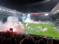 Матч Лиги 1 начался на час позже из-за фанатских беспорядков