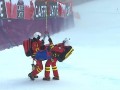 Видео жуткого падения горнолыжницы на скорости 100 км/ч