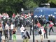 Полиция оттесняет польских фанатов от россиян