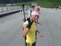 Как украинские биатлонистки на асфальте тренируются (ФОТО, ВИДЕО)