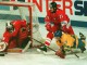Сборная Украины по хоккею борется со швейцарцами на Олимпиаде-1998 в Нагано