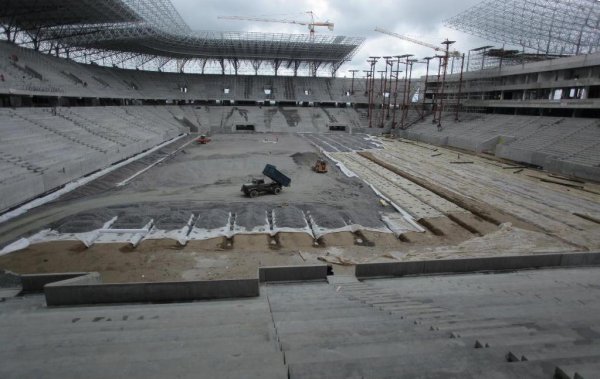 Так Арена Львов выглядела еще в июле 2011 года