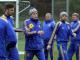 Футболисты сборной Украины на тренировке 