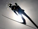 А во лбу звезда горит: Прыжок Хааварда Клеметсена из Норвегии во время соревнований по командному лыжному двоеборью среди мужчин 