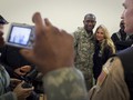 Анна Курникова посетила военную базу США в Ираке