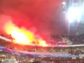 Огненное диво. Фанаты Баварии отмечают гол в ворота Лилля