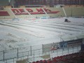 Снег футболу помеха: В России отменили матч из-за снегопада (фото)