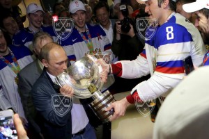 На глазах у Путина: Как сборная России чемпионом мира по хоккею стала