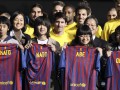 Игроки Барселоны встретились с жителями Фукусимы