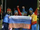 Российские биатлонисты завоевали золото Олимпиады в эстафете 4х7,5 км.