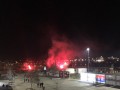 Фанаты Лиона устроили беспорядки перед матчем ЛЕ, в которых пострадали полицейские
