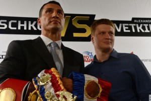  Владимир Кличко и Александр Поветкин, boxingscene.com