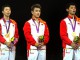 Китайцы добыли четвертое из четырех золотых наград в настольном теннисе, на сей раз в парном разряде