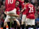 Футболисты Манчестер Юнайтед празднуют победу в английской Премьер-лиге
