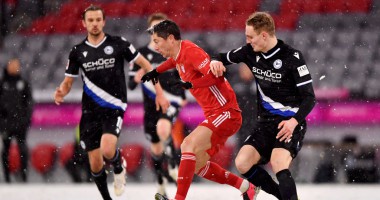 Бавария - Арминия 3:3 видео голов и обзор матча Бундеслиги