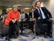 Канцлер Германии Ангела Меркель и британский премьер Дэвид Кэмерон решили смотреть матч вместе