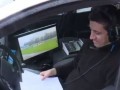 Комментатор провел репортаж с матча Кубка Румынии из машины, спасая аппаратуру от дождя