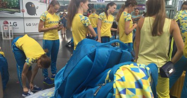 Украинские гимнастки отправились в Рио на Олимпиаду-2016