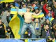 Болельщики сборной Украины во время поединка Украина – Франция на НСК Олимпийский
