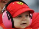 Маленький болельщик Ferrari во время Гран-при США