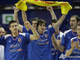 Сербы праздную победу над Россией и выход в полуфинал Евробаскета-2009
