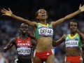 Эфиопская бегунья Месерет Дефар завоевала золото Олимпиады-2012 на дистанции 5000 м